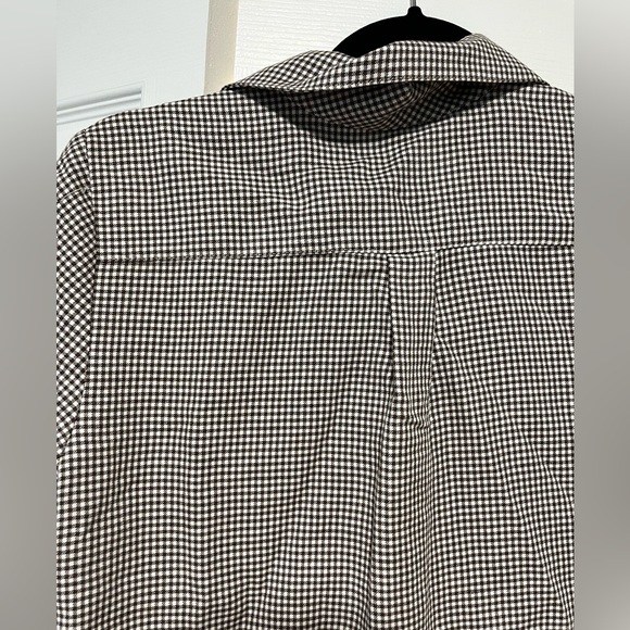 Remain Birger Christensen Sienna Shirt in Butternut Comb Size 4 - Picture 7 of 10